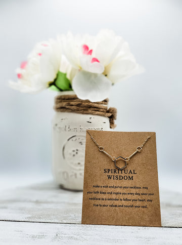 Spiritual Wisdom - Inspirational and Meaningful Pendant Necklace